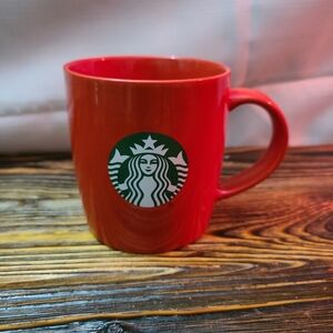 Starbucks Classic Holiday Bold Red 12 oz Coffee Mug